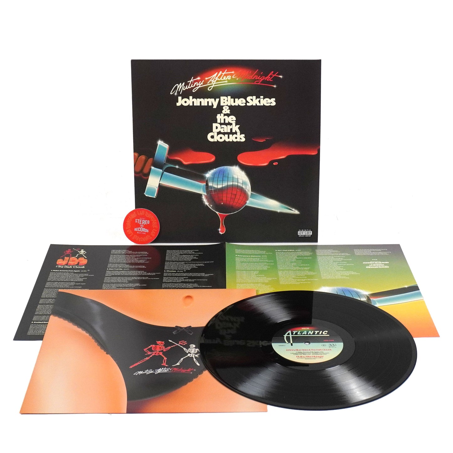 LP Vinyl Record! NEW, sealed! Johnny Blue Skies & the Dark Clouds 'Mutiny After Midnight'
