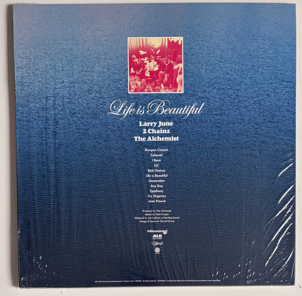 LP Vinyl Record! NEW, sealed! Larry June, 2 Chainz 'Life Is Beautiful'
