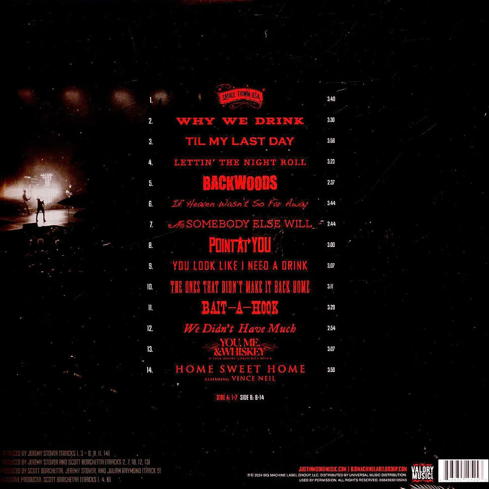 LP Vinyl Record! NEW, sealed! Justin Moore 'Greatest Hits'