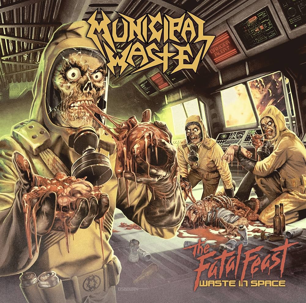 LP Vinyl Record! NEW, sealed! Municipal Waste 'The Fatal Feast: Waste in Space'