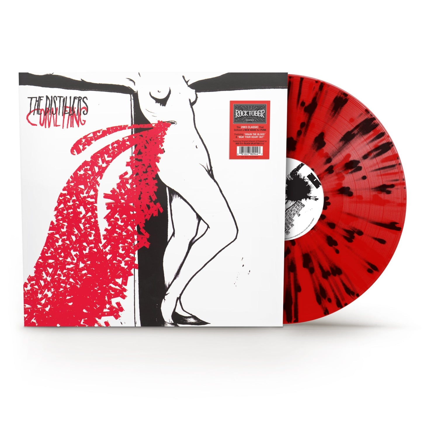 LP Vinyl Record! NEW, sealed! The Distillers 'Coral Fang' red and black vinyl