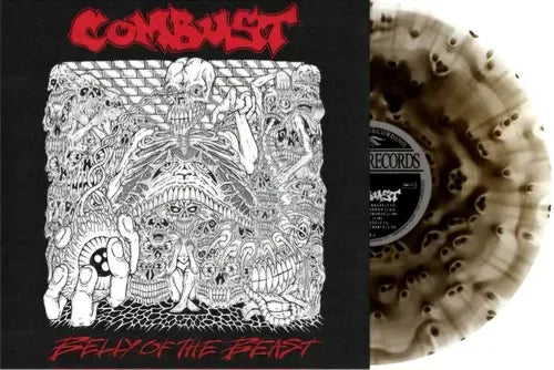 LP Vinyl Record! NEW, sealed! Combust 'Belly Of The Beast' black ice colored vinyl hardcore