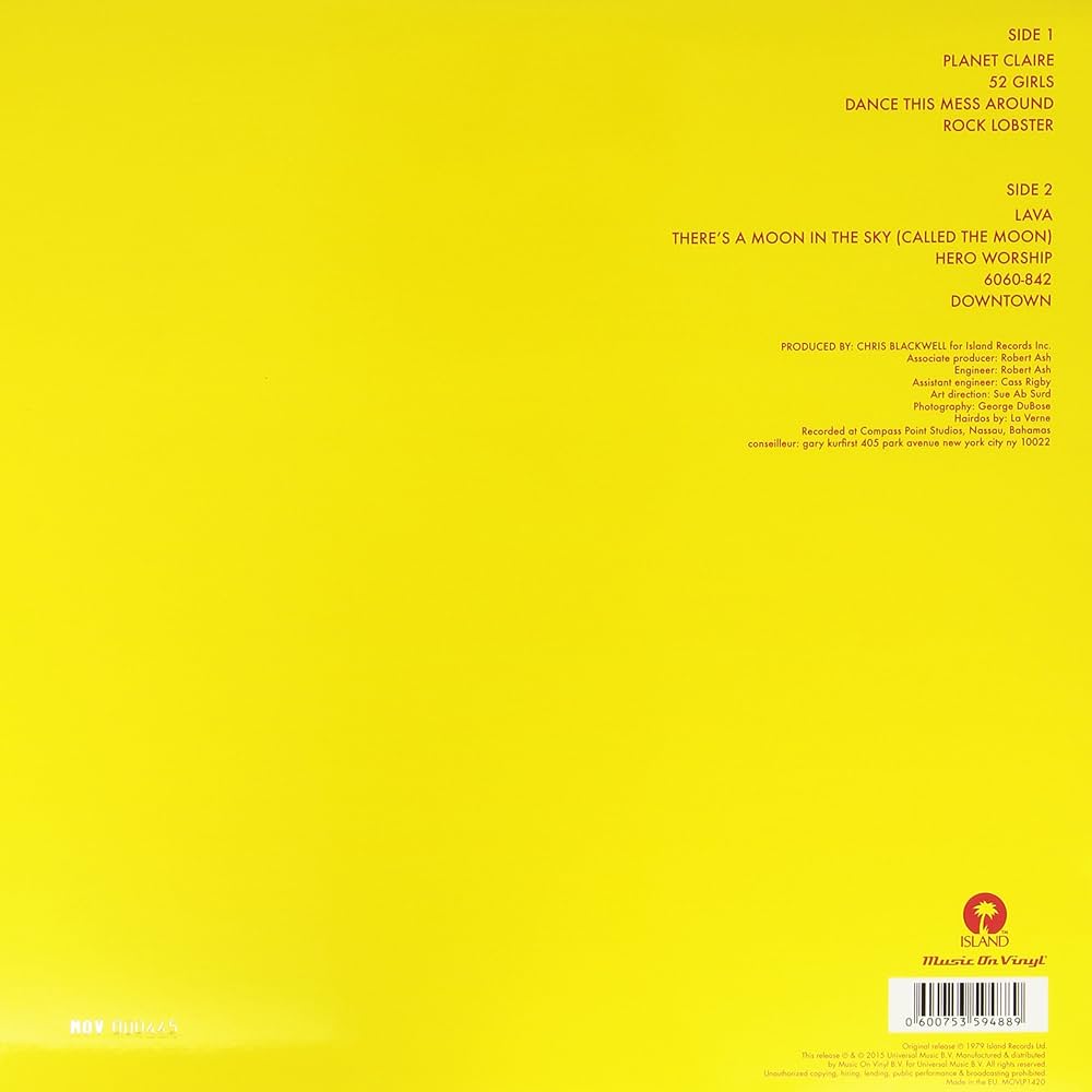 LP Vinyl Record! NEW, sealed! The B-52's 'The B-52's' 180g