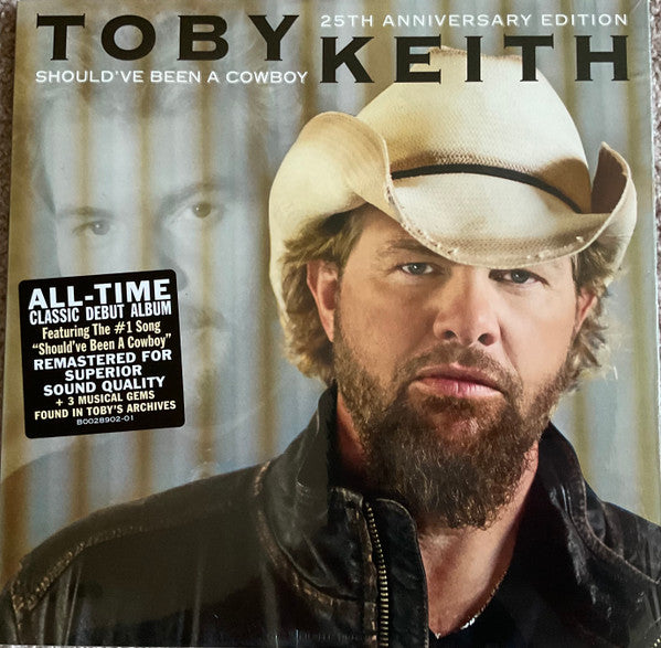 LP Vinyl Record! NEW, sealed! Toby Keith 'Should've Been A Cowboy' 25th Anniversary Edition