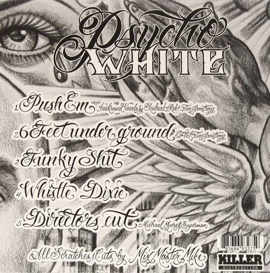 EP Vinyl Record! NEW, sealed! Travis Barker x Yelawolf 'Psycho White'