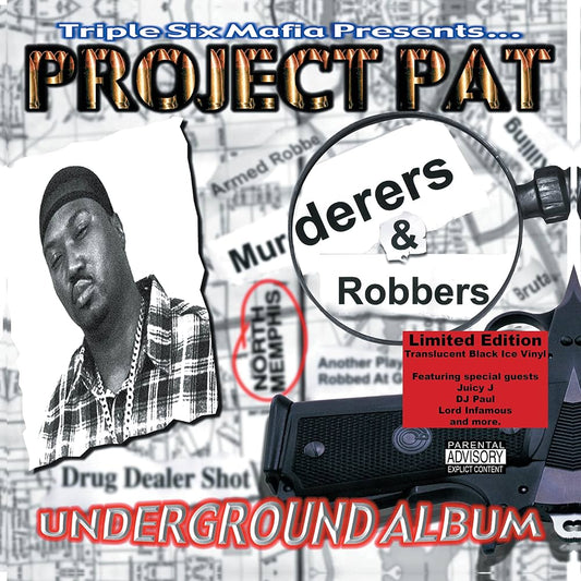 LP Vinyl Record! NEW, sealed! Project Pat 'Murderers & Robbers' underground album