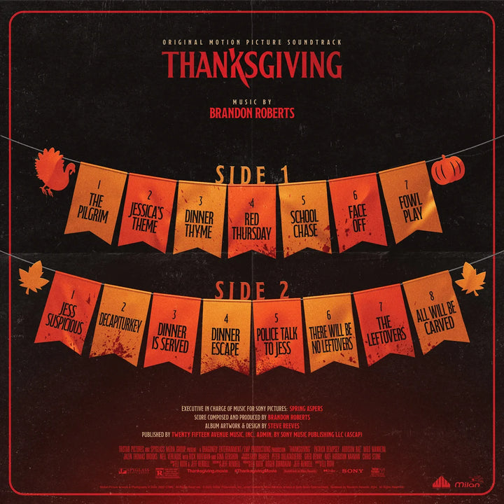 LP Vinyl Record! NEW, sealed! Original Soundtrack 'Thanksgiving' Waxwork Records