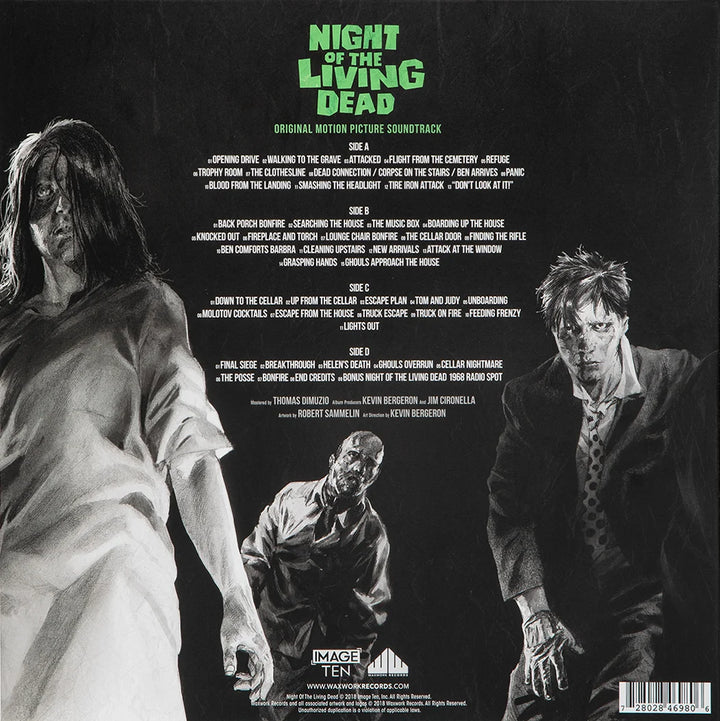 LP Vinyl Record! NEW, sealed! Original Soundtrack 'Night of the Living Dead' Waxwork Records