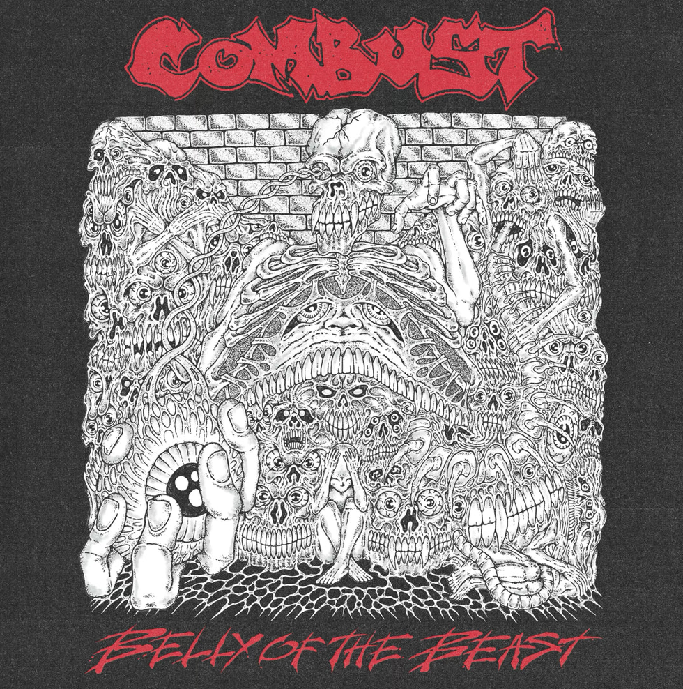 LP Vinyl Record! NEW, sealed! Combust 'Belly Of The Beast' black ice colored vinyl hardcore