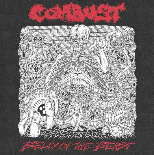 LP Vinyl Record! NEW, sealed! Combust 'Belly Of The Beast' black ice colored vinyl hardcore