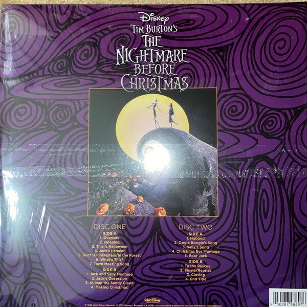 LP Vinyl Record! NEW, sealed! Original Soundtrack 'The Nightmare Before Christmas' Deluxe Version