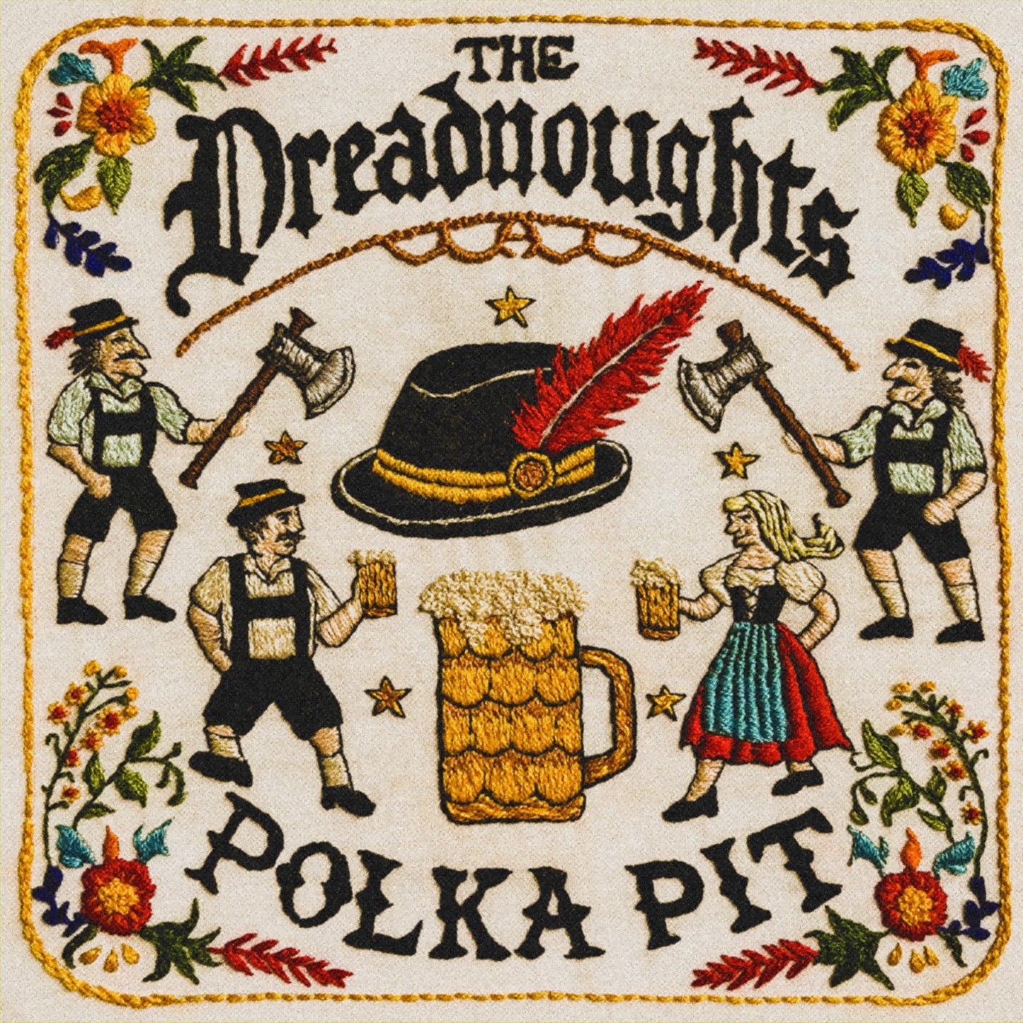 LP Vinyl Record! NEW, sealed! The Dreadnoughts 'Polka Pit'