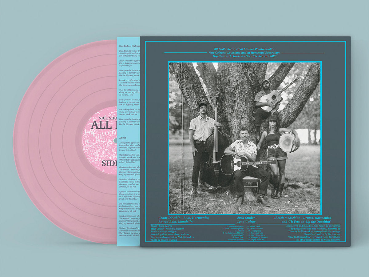 LP Vinyl Record! NEW, sealed! Nick Shoulders 'All Bad' pink vinyl