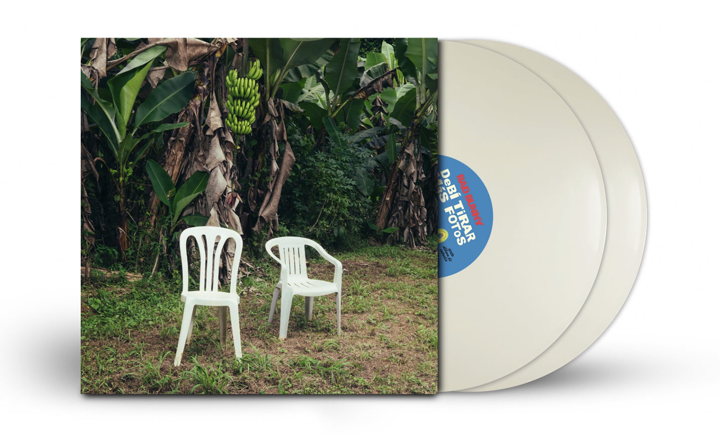 LP Vinyl Record! NEW, sealed! Bad Bunny 'Debi Tirar Mas Fotos' 2XLP white vinyl
