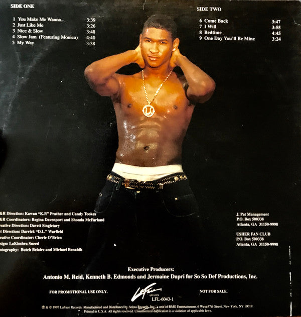 LP Vinyl Record! NEW, sealed! Usher 'My Way' 25h Anniversary Edition