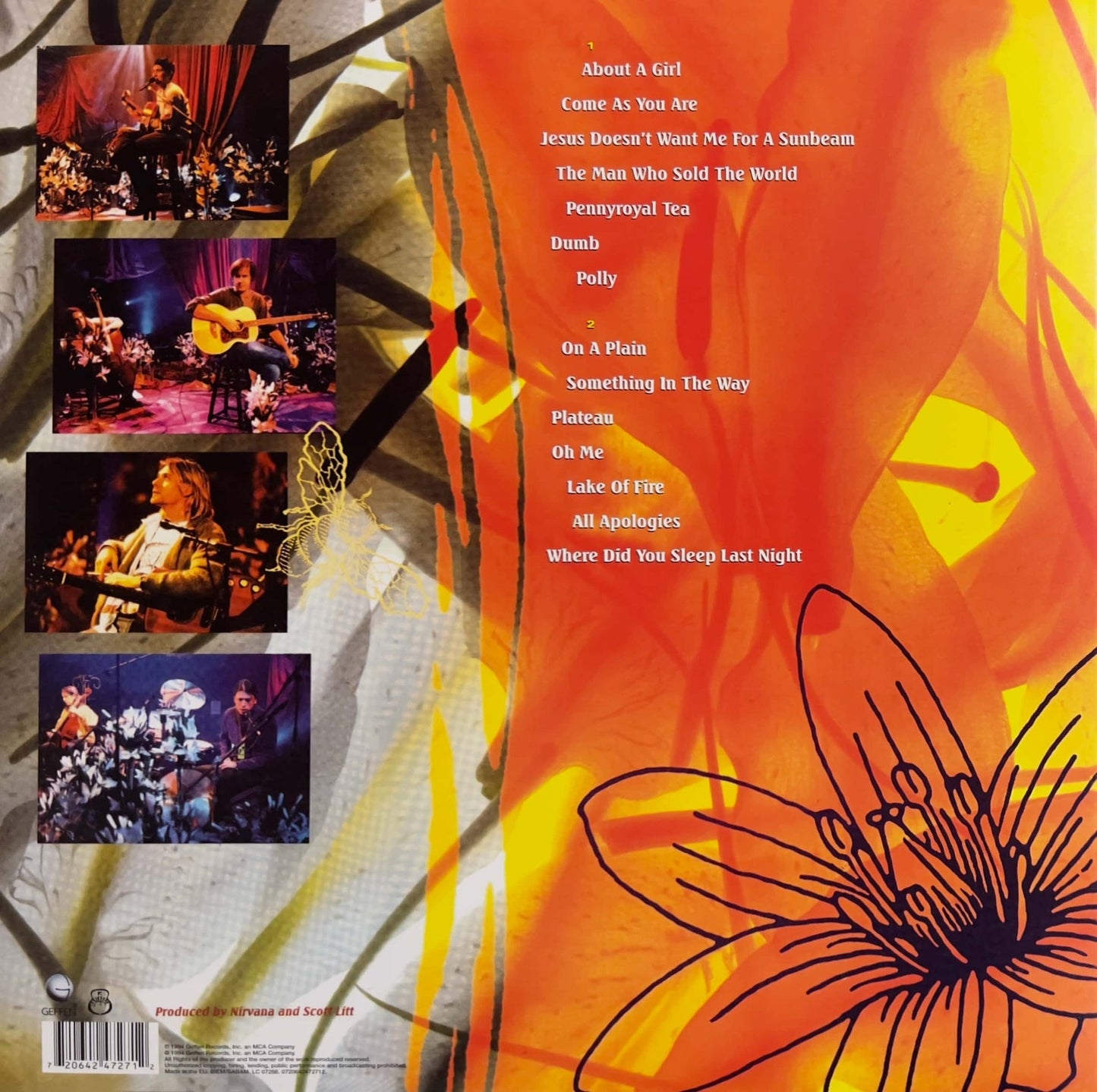 LP Vinyl Record! NEW, sealed! Nirvana 'Unplugged in New York'
