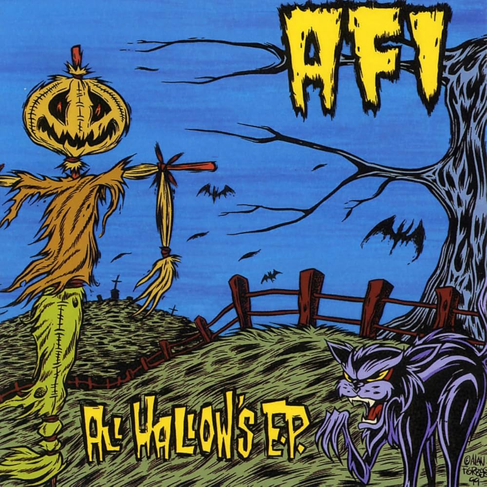EP Vinyl Record! NEW, sealed! AFI 'All Hallows E.P.' orange vinyl