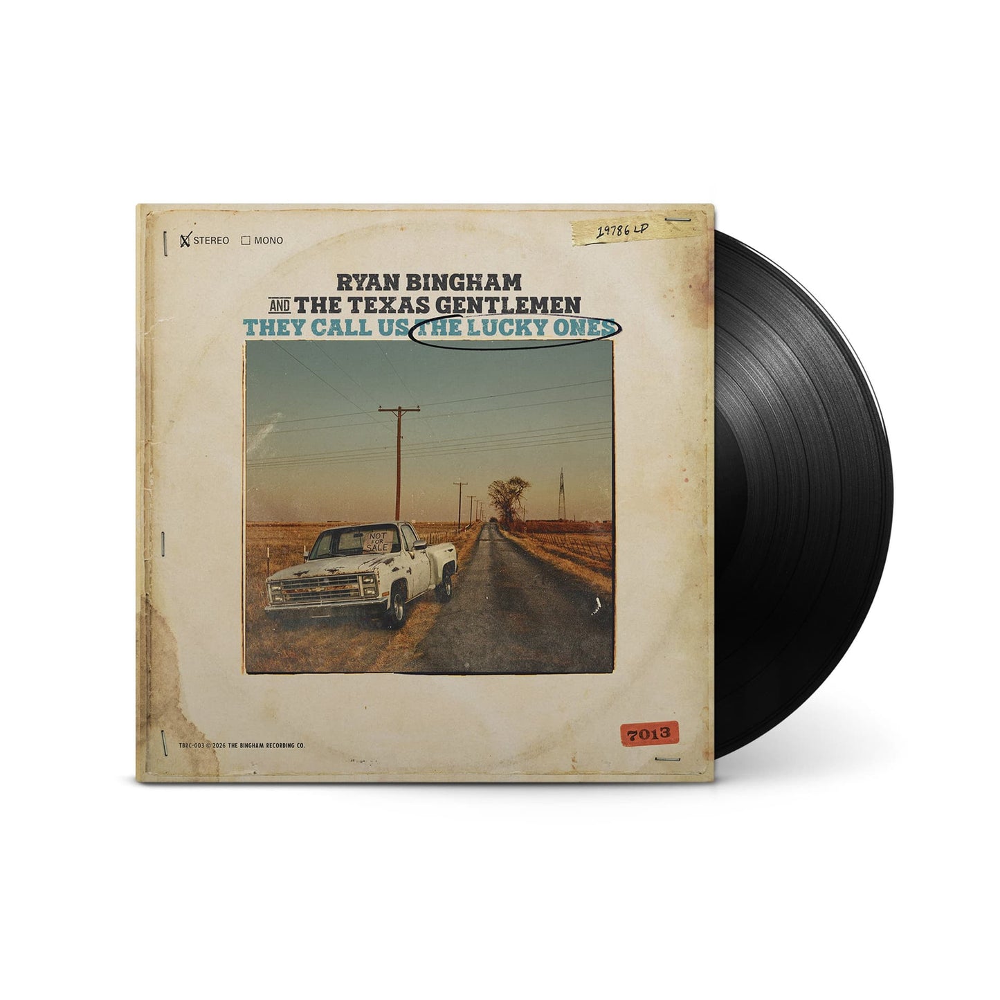 LP Vinyl Record! NEW, sealed! Ryan Bingham & The Texas Gentlemen 'The Lucky Ones' black vinyl