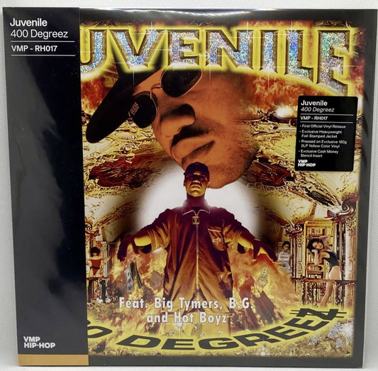 LP Vinyl Record! NEW, sealed! Juvenile '400 Degreez' VMP pressing neon yellow 2xLP