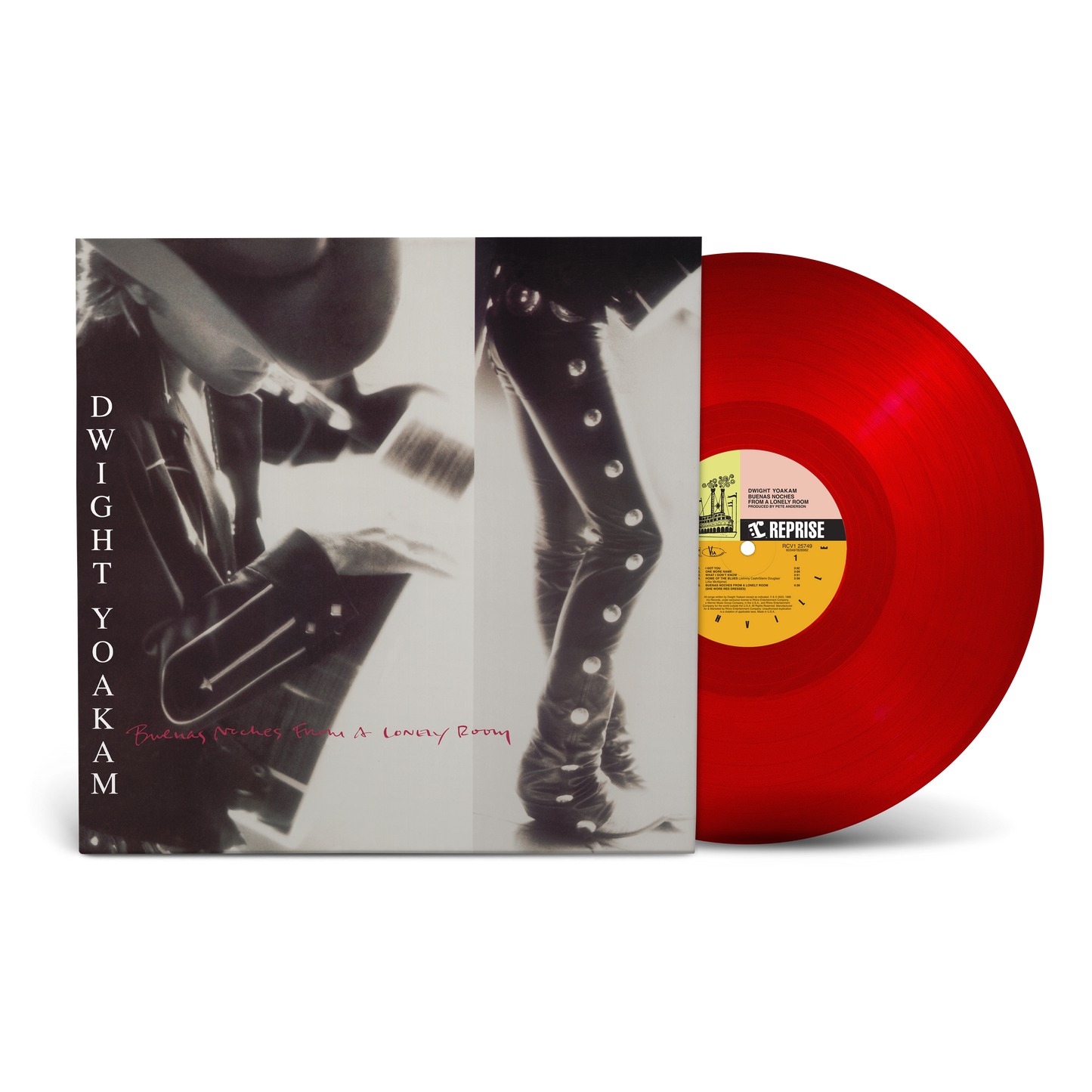 LP Vinyl Record! NEW, sealed! Dwight Yoakam 'Buenas Noches From A Lonely Room' ruby red vinyl