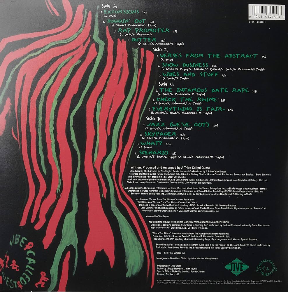 LP Vinyl Record! NEW, sealed! A Tribe Called Quest 'The Low End Theory'