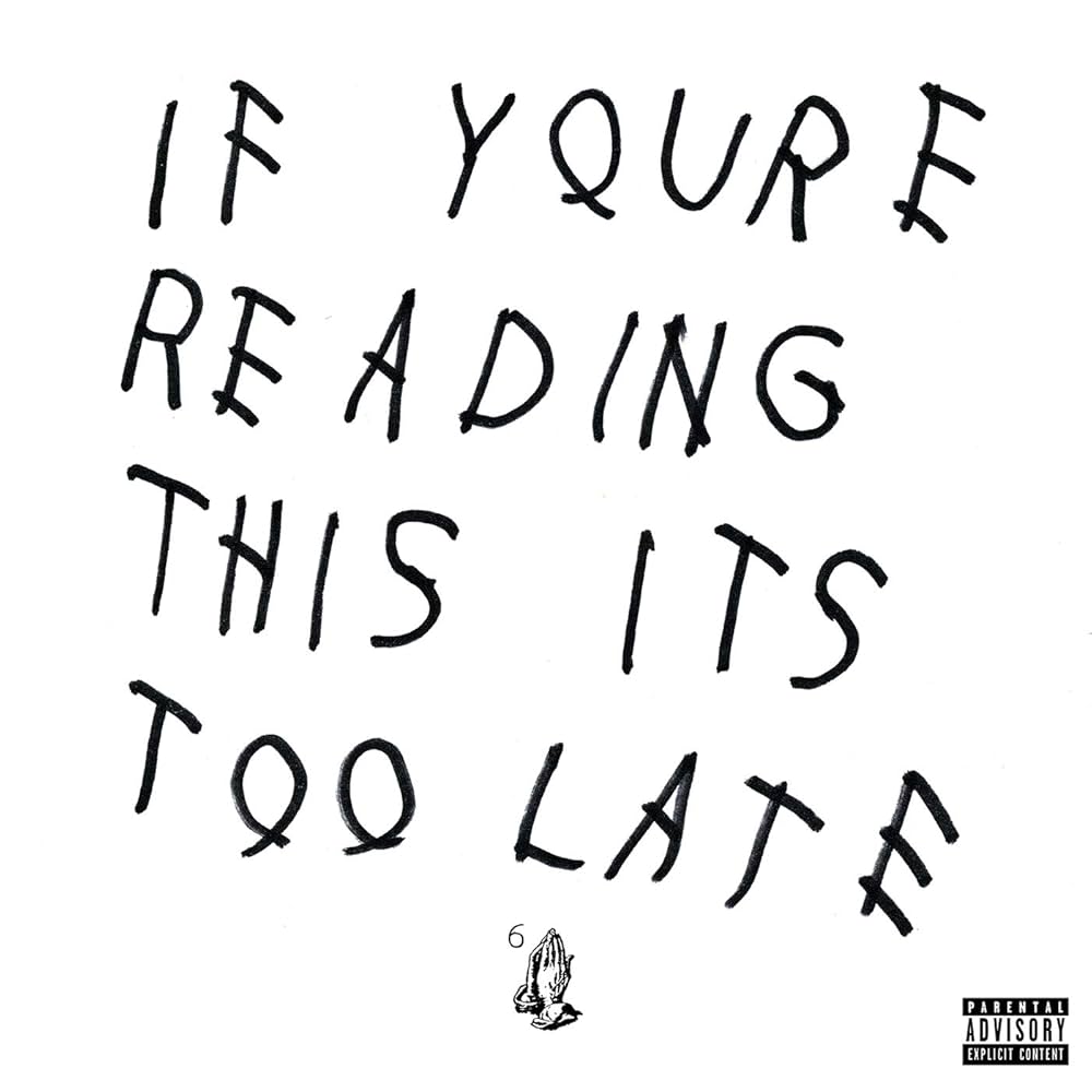 LP Vinyl Record! NEW, sealed! Drake 'If You're Reading This It's Too Late'