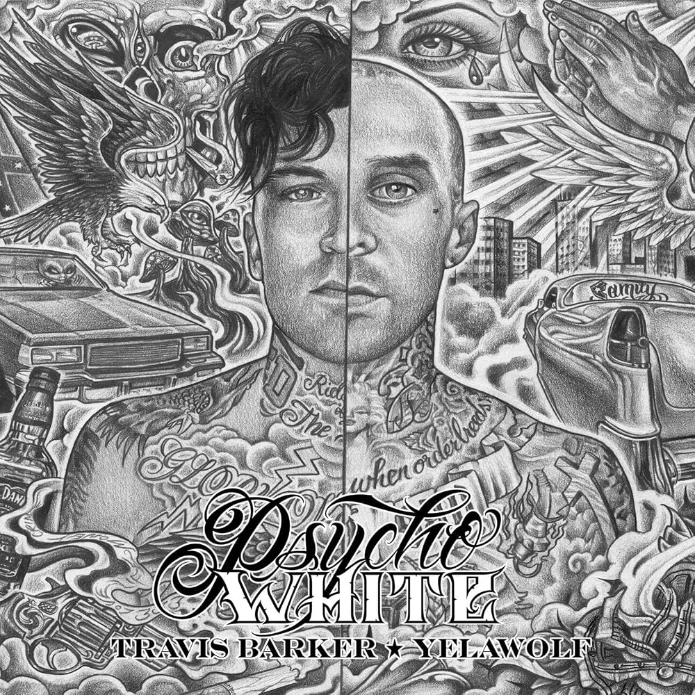 EP Vinyl Record! NEW, sealed! Travis Barker x Yelawolf 'Psycho White'