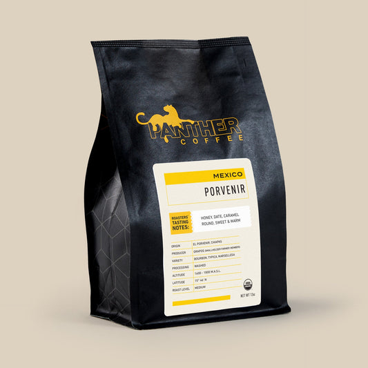 Coffee Bag! Panther Coffee 'Porvenir' Mexico 12oz retail